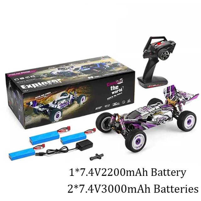 Wltoys 124019 Racing Car 60km/h 1/12 2.4G RC Car Off-Road Drift Car RTR 4WD
