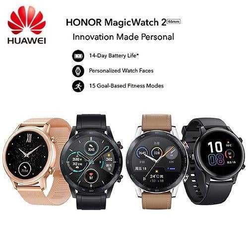 Huawei Honor Magic Watch 2 Heart Rate Oxygen-Intake Monitor 1.39"AMOLED Smartwatch Global Version