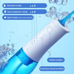 SOOCAS W3 Pro Water Flosser Teeth 4 Type Nozzle Cleaner Oral Irrigator Type-c Rechargeable Cleaner