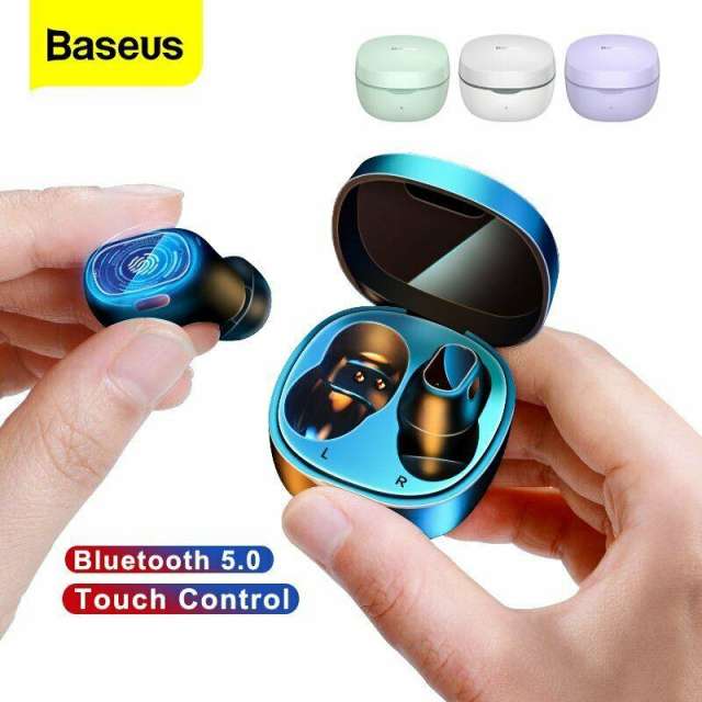 Baseus WM01 Bluetooth 5.0 Earbuds TWS Wireless Earphones with Microphone Headphones