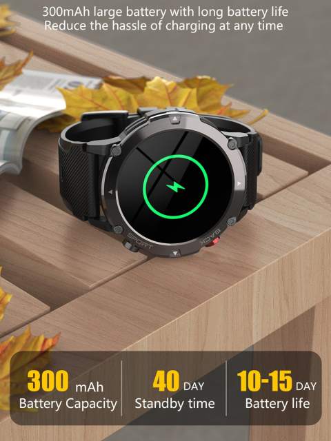 2022 LEMFO LF26 Max Smart Watch Men Bluetooth Call Smartwatch  IP68 Waterproof 360 HD Screen 15 Days Standby