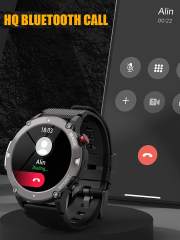 2022 LEMFO LF26 Max Smart Watch Men Bluetooth Call Smartwatch  IP68 Waterproof 360 HD Screen 15 Days Standby