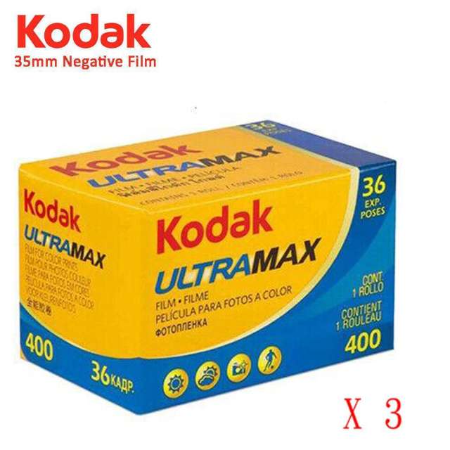 3 pets of Kodak UltraMax 400 Gold Colorplus 200 Color Print Film 35mm 135 36Exp X 3 Packs