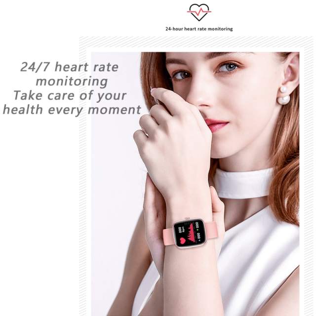 2023 LIGE Smart Watch Women Men Full Touch Bracelet Fitness Tracker Sports Watches Health Smart Clock Smartwatch Ladies