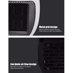 Electric Heater Portable Heater Plug in Wall Room Heating Stove Mini Household Radiator Remote Warmer Machine Winter