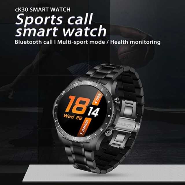 LIGE  New Men Smart Watch Full Touch Screen Sports Fitness Watch Waterproof