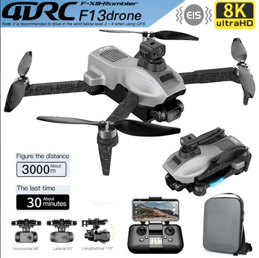 NEW 4DRC F13 Professional Drone 4K HD Camera 3 Axis Gimbal Eis Anti Shake GPS RC Quadcopter