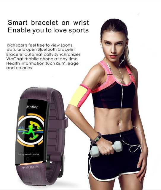 E98 Smart Bracelet Men Women Fitness Track Heart Rate Monitor Smart Band Blood Pressure