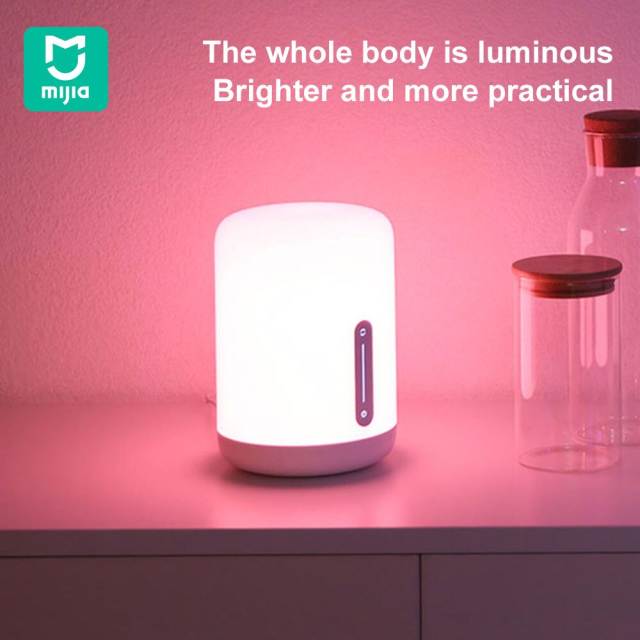 Xiaomi Mijia Bedside Lamp 2 WiFi Connection Touch Panel APP Control Works