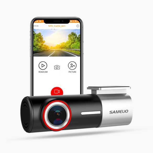 SAMEUO U700 GPS Dash Cam Front and Rear Camera Recorder QHD 1944P Car DVR WiFi Video Recorder