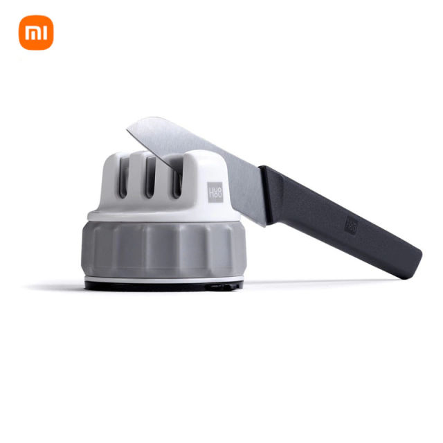 Xiaomi Mijia Mini Knife Sharpener One-handed Sharpening Super Suction Kitchen Sharpener Tool