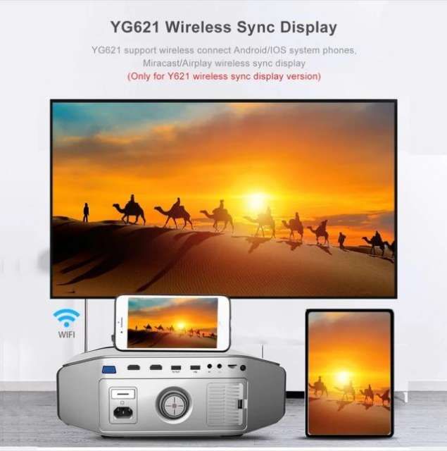 AAO Native 1080p Full HD Projector YG620 /  YG620 LED Proyector 1920x 1080P 3D Video