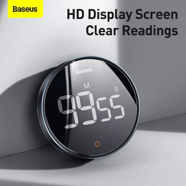 Baseus Magnetic Countdown Alarm Clock Kitchen Timer