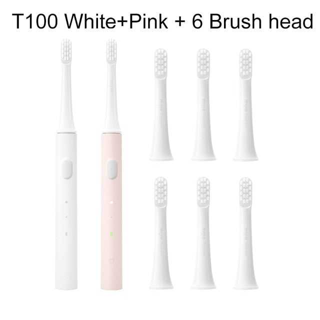 XIAOMI T100 MIJIA Sonic Electric Toothbrush Cordless USB Rechargeable Toothbrush