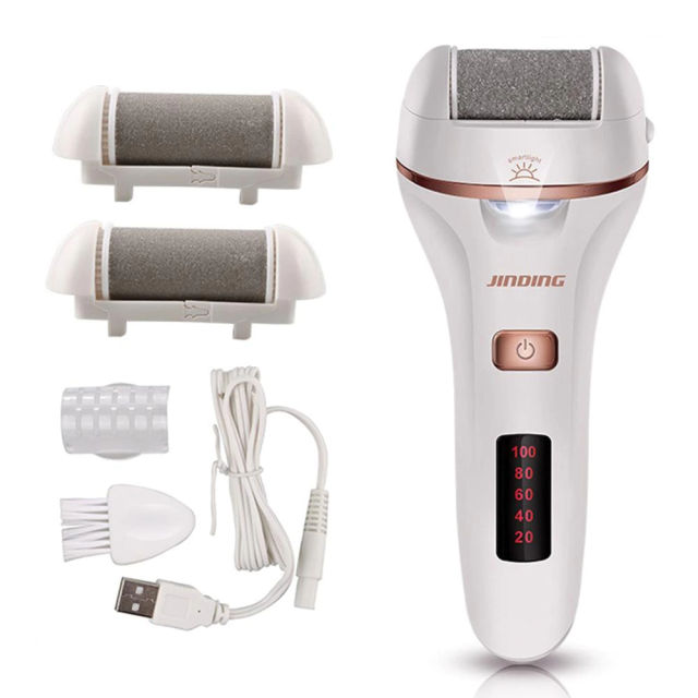 Electric Foot File Grinder Dead Dry Skin Callus Remover Rechargeable Feet Pedicure Tool Foot Care Tools