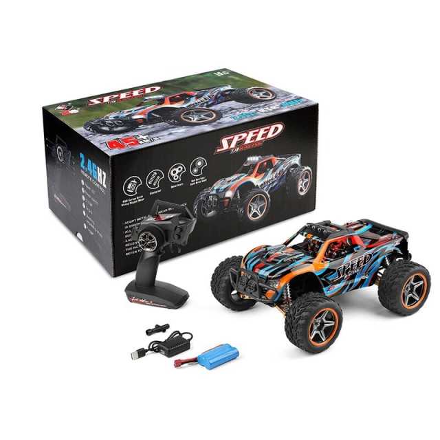 WLtoys 104009 1:10 2.4G Racing Remote Control Car 45KM/H 4WD Large Alloy Electric RC Car