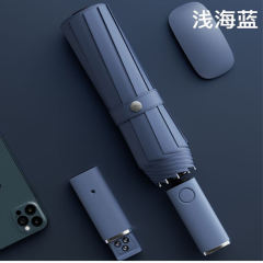 New Xiaomi Automatic Folding Umbrella With Led Light Windproof Large Rain Umbrellas Portable Outdoor Parasol