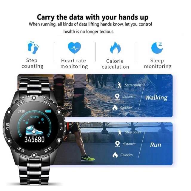 LIGE New Men Smart Watch And Women Sports Watch Blood Pressure Sleep Monitoring Fitness Tracker