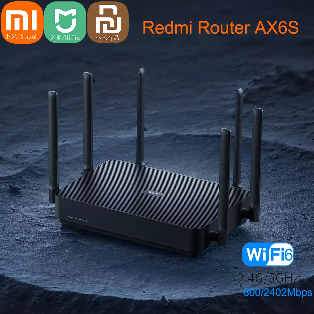 New Redmi Router Ax6s Wifi 6 3200 Mbps 2.4/5GHz Dual Frequency High ...
