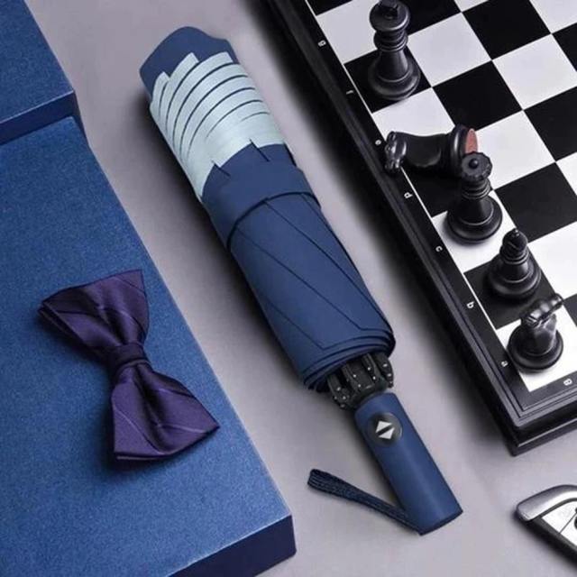 Xiaomi Fashion Portable UV Folding Automatic Umbrella Rain Wind Resistant Trip Sun Umbrellas Reverse Umbrella