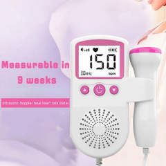 Fetal Doppler Detector Baby Heart Beat Rate Probe Prenatal Monitor Ultrasonic P3