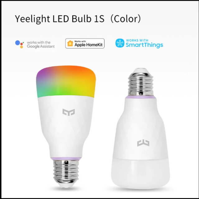 Yeelight Smart LED Bulb Smart Lamp 1S Colorful Lamp 800 Lumens E27