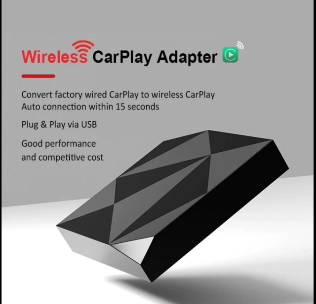 NEW Wireless Free Wire CarPlay USB Adapter Dongle for Apple iOS Car Cavigation Player