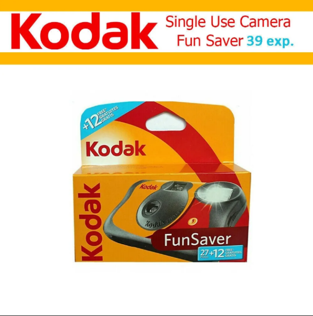 2023 New Kodak Single Use Film Camera Fun Saver Disposable (39 Exp.)