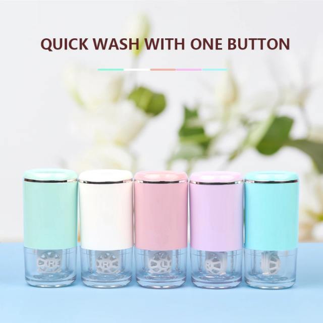 UpaClaire Auto Cleaner Care Ultrasonic Contact Lens Case Rechargeable USB Cleaning Machine