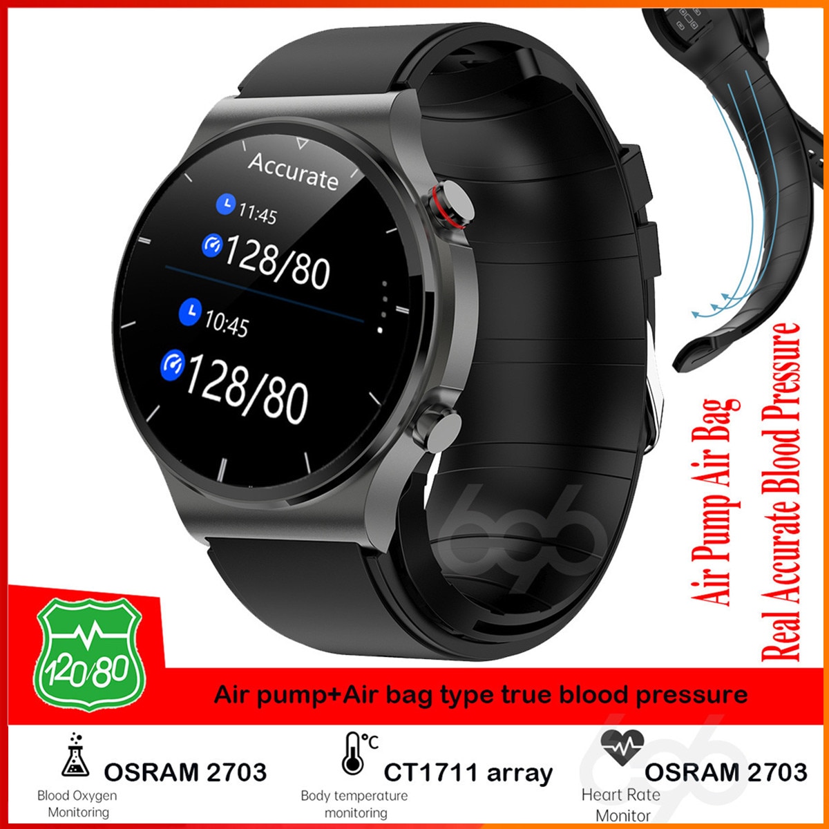 Smartwatch discount spo2 accuracy