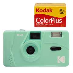 New Kodak Vintage Retro M35 35mm Reusable Film Camera with Flash *Gift Idea*
