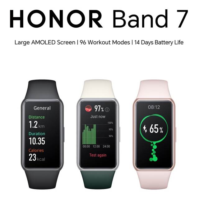 New arrive Honor Band 7 smartwatch,Automatic SpO2 Monitor Smart Watch 1.47" AMOLED,Heart Rate Monitor 2-week battery life