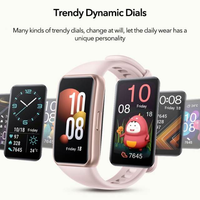 New arrive Honor Band 7 smartwatch,Automatic SpO2 Monitor Smart Watch 1.47" AMOLED,Heart Rate Monitor 2-week battery life