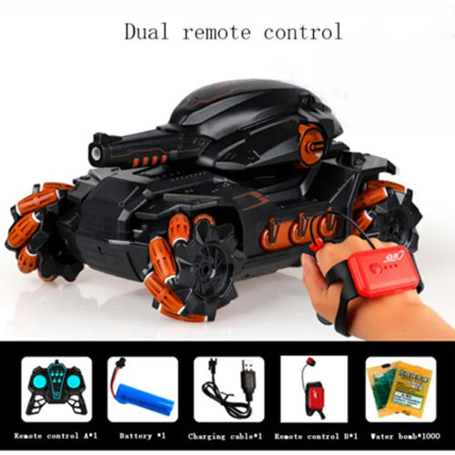 Gesture Induction Tank RC Car 4WD Launch Water Bomb Stunt Drift Tank 2.4G Remote Control Buggy Car