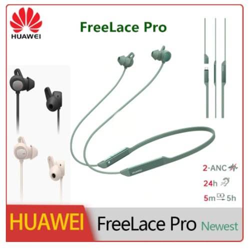 Huawei FreeLace Pro Wireless Bluetooth Earphone Dual-mic Active Noise Cancellation