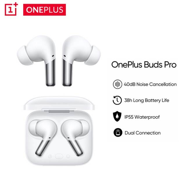 Oneplus Buds Pro Earphone Bluetooth 5.1 AI Call Noise Cancelling True Wireless Headphone IP55 Earbuds