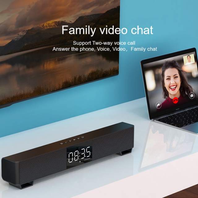 mifa Soundbar K3 Bluetooth Speaker 2 Stereo Sound Big Digital Display Wireless Bluetooth 5.0 Support TWS