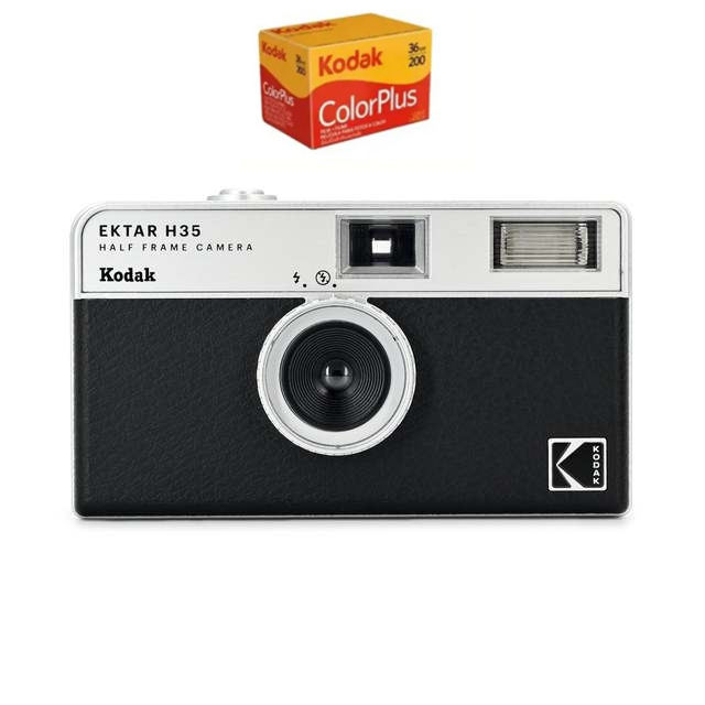 New KODAK EKTAR H35 Half Frame Camera 35mm Film Camera Reusable Film Camera With Flash Light