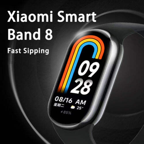 2023 Xiaomi Mi Band 8 Smart Bracelet AMOLED Screen Heart Rate Blood Oxygen Bluetooth Sport Watch