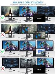 Baseus USB C HUB Type C to Multi HDMI-compatible USB 3.0 with Power Adapter Docking Station