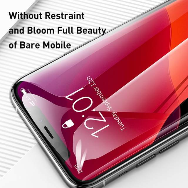 Baseus 2Pcs 0.3mm Screen Protector For iPhone 14 13 12 11 Pro Xs Max Tempered Glass Screen Protector