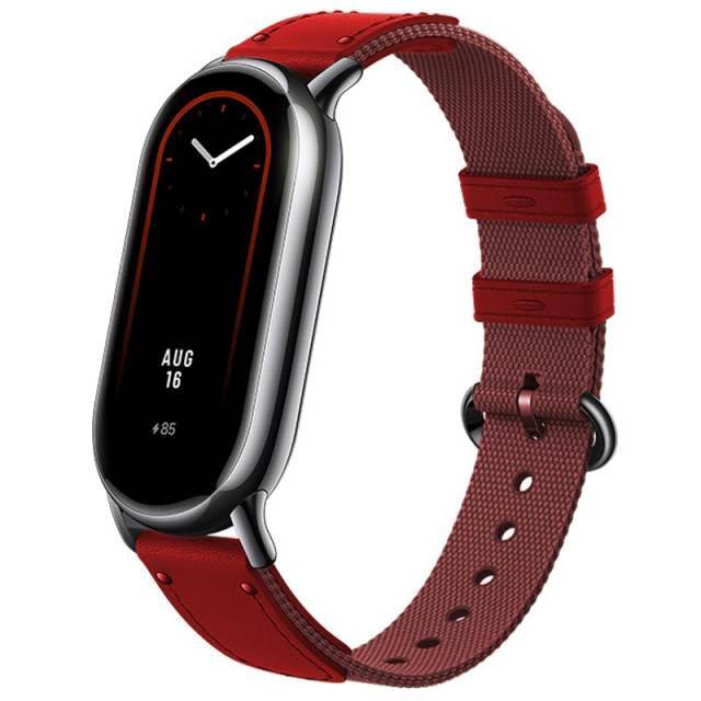 For Xiaomi Redmi Watch 4 / Smart Band 8 Pro Watch Band Dual Color Silicone  Magnetic Wrist Strap - Black+Orange Wholesale