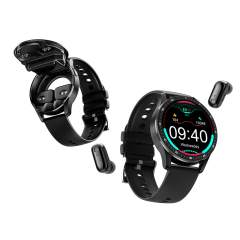 GEJIAN X7 Headset Smart Watch TWS 2 IN 1 Wireless Bluetooth Dual Earbuds Call Health Blood Pressure Sport Music Smartwatch