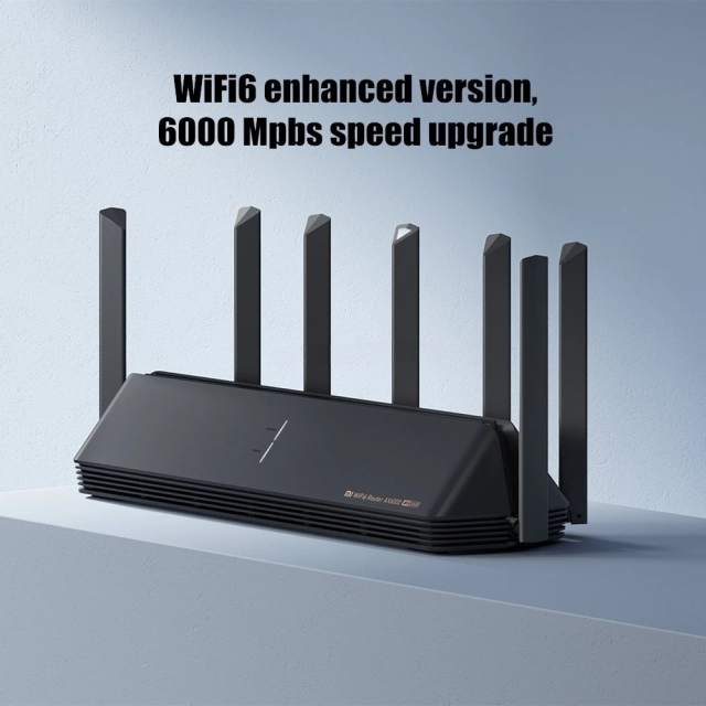 Xiaomi Router AloT Wifi6 AX6000 160MHZ 4K QAM 512MB Gigabit Vpn Office Home Use Mesh Repeater External Signal Routers Networking