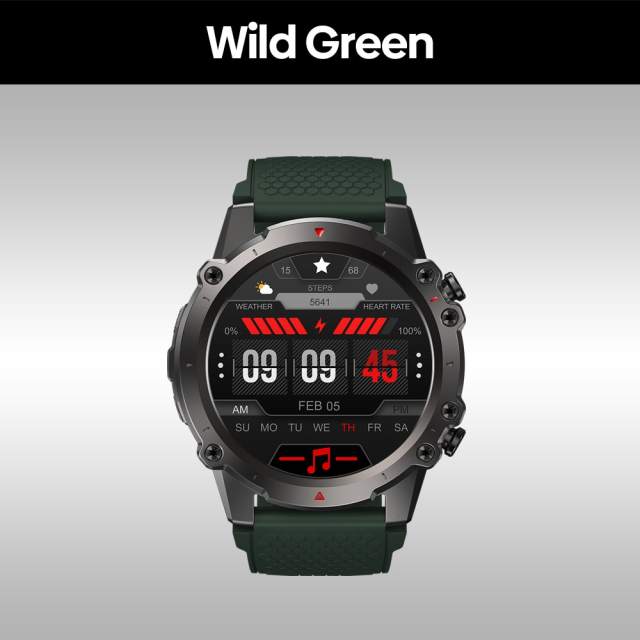 2023 New Zeblaze Vibe 7 Lite Smart Watch Large 1.47'' IPS Display Voice Calling 100+ Sport Modes 24H Health Monitor Smartwatch