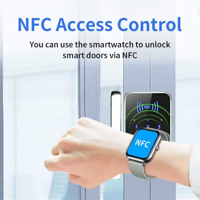 KUMI KU6 Smart Watch 1.91inch NFC Sport Smartwatch