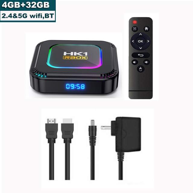 HK1 RBOX K8 Android 13 TV BOX RK3528 64GB 32GB 16GB 2.4G 5G WIFI 6 BT 5.0 8K Vedio Decoding Media Player Set Top Receiver