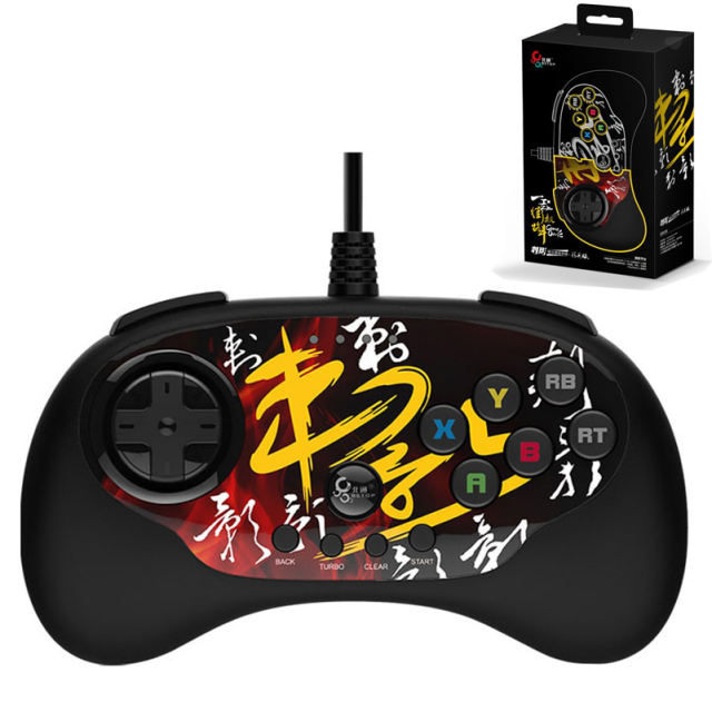 Original Betop BEITONG Fighting Gamepad BTP-C3 USB Wired Game Control Arcade Joystick For Android TV PC Computer For PS3