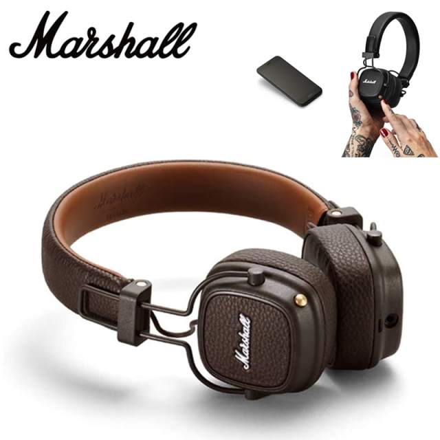 New Marshall Major III Wireless Bluetooth Headphones Wireless Deep Bass Foldable Sport Gaming Music Headset with Microphone