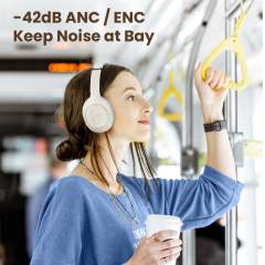 NEW HAYLOU S35 ANC Wireless Bluetooth 5.2 Headphones 42dB Over-ear Noise Cancellation Headsets